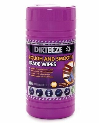Dirteeze Jumbo Tub 80 Micro-Beaded Degreaser Cloths (8 containers per Pack)