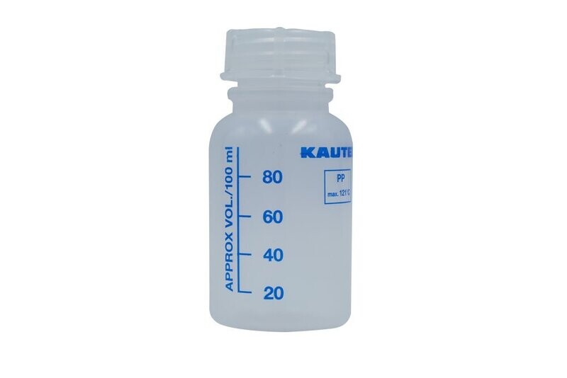 100ml Marked Kautex Sample Bottle with 32mm cap