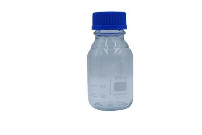 Simax 250ml Glass bottles with 45mm cap