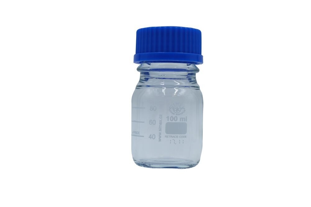 Simax 100ml Glass bottles with 45mm cap