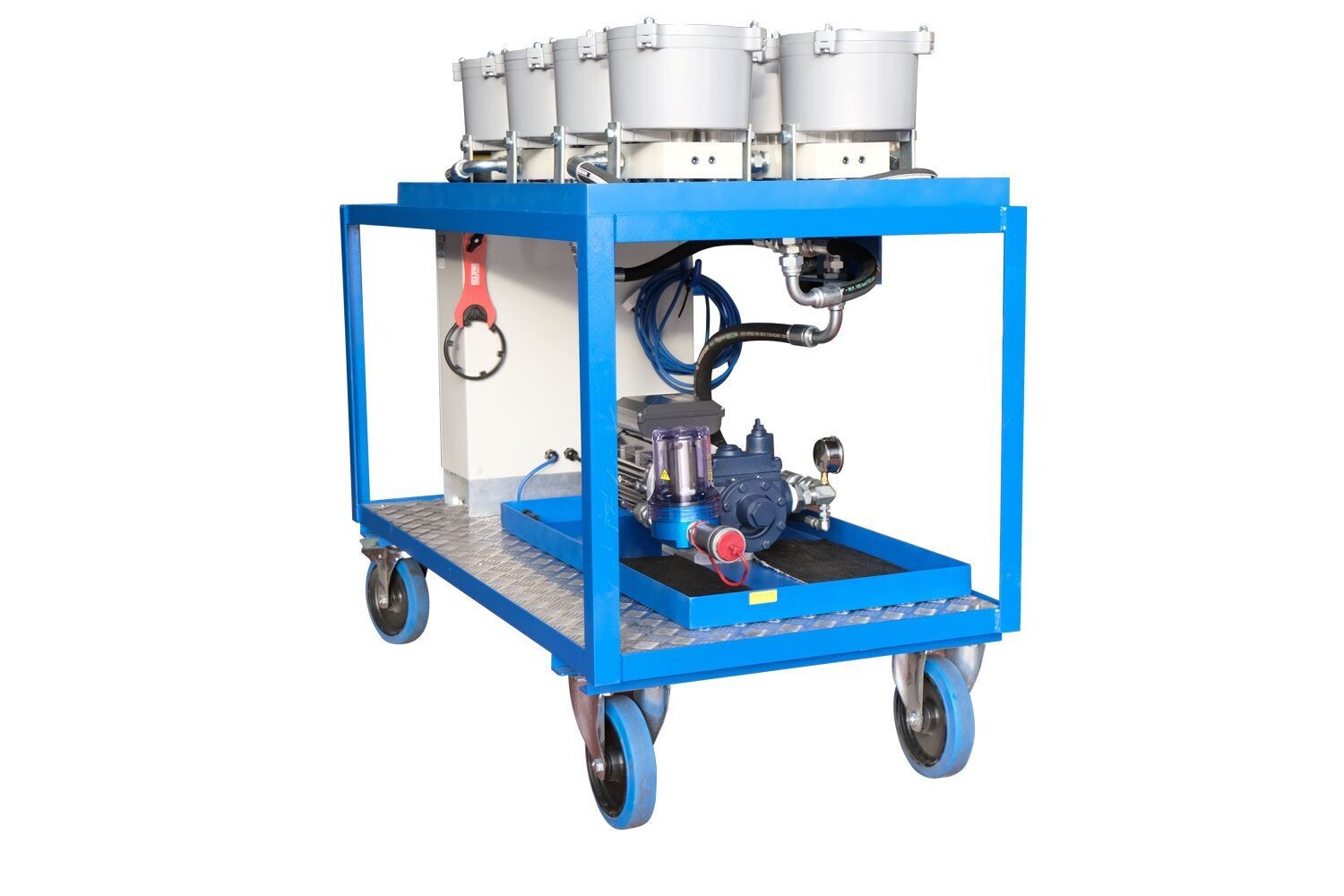 Eight Pot Oil Filtration Unit