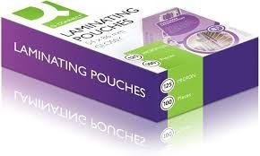 Laminating Pouch 54mm x 86mm 100 Pack Laminating Pouch 54mm x 86mm 100 Pack