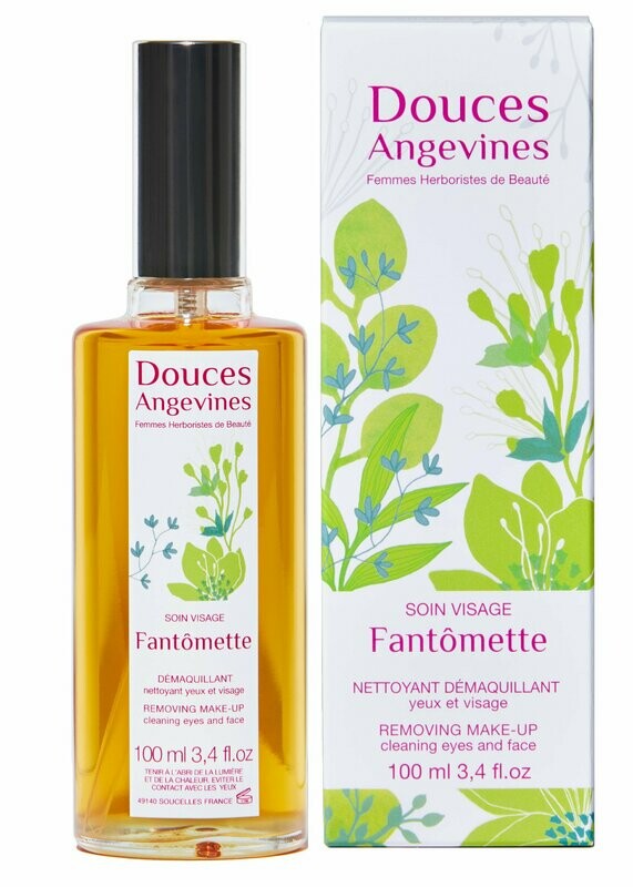 Fluide nettoyant démaquillant, Fantômette, Douces Angevines