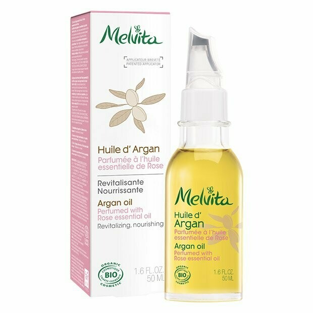 Huile végétale d'argan parfumée à la rose, MELVITA