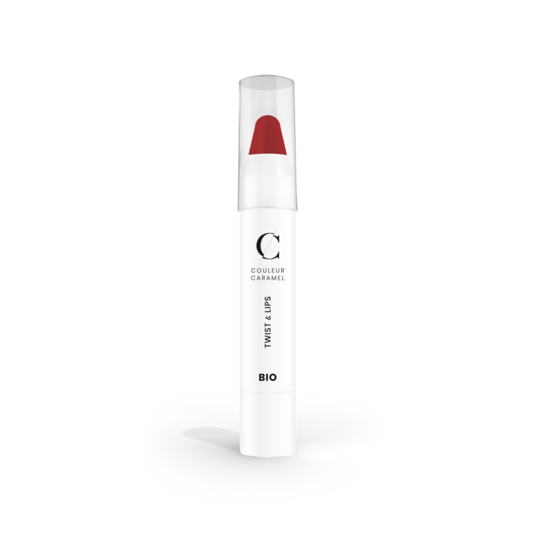 Twist and lips, 405- Rouge mat, COULEUR CARAMEL