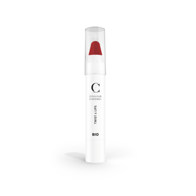Twist and lips, 405- Rouge mat, COULEUR CARAMEL