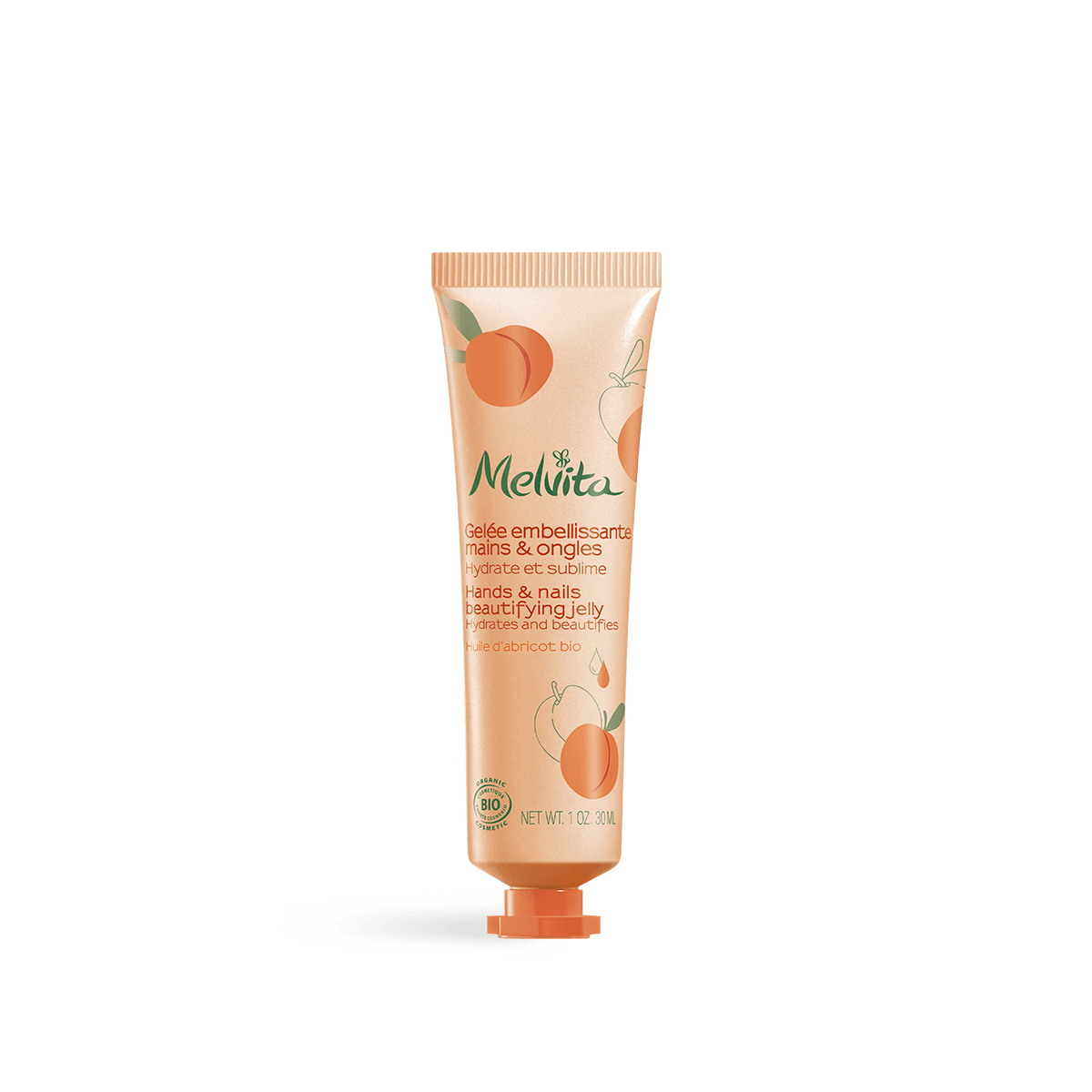 Gelée embellissante mains et ongles, abricot, MELVITA