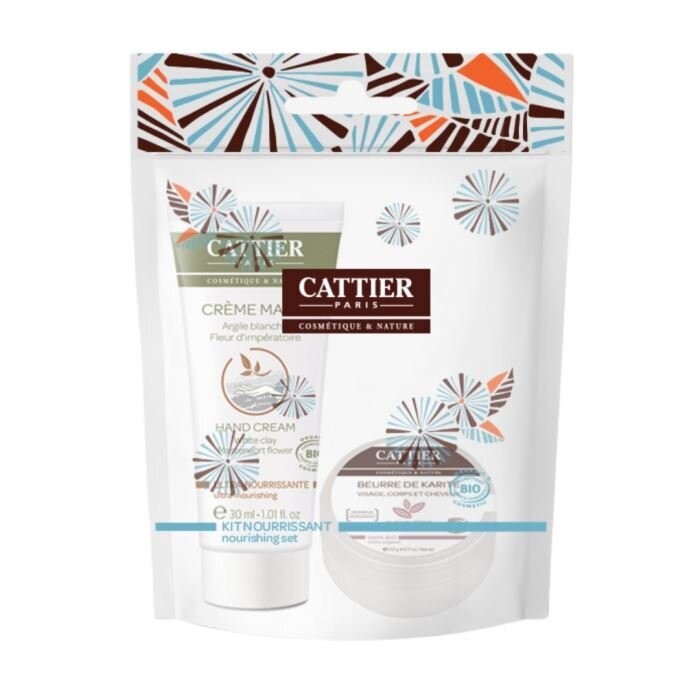 Kit nourrissant, mains et lèvres, CATTIER Kit nourrissant, mains et lèvres, CATTIER