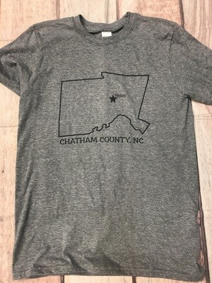 Chatham County Outline- Grey