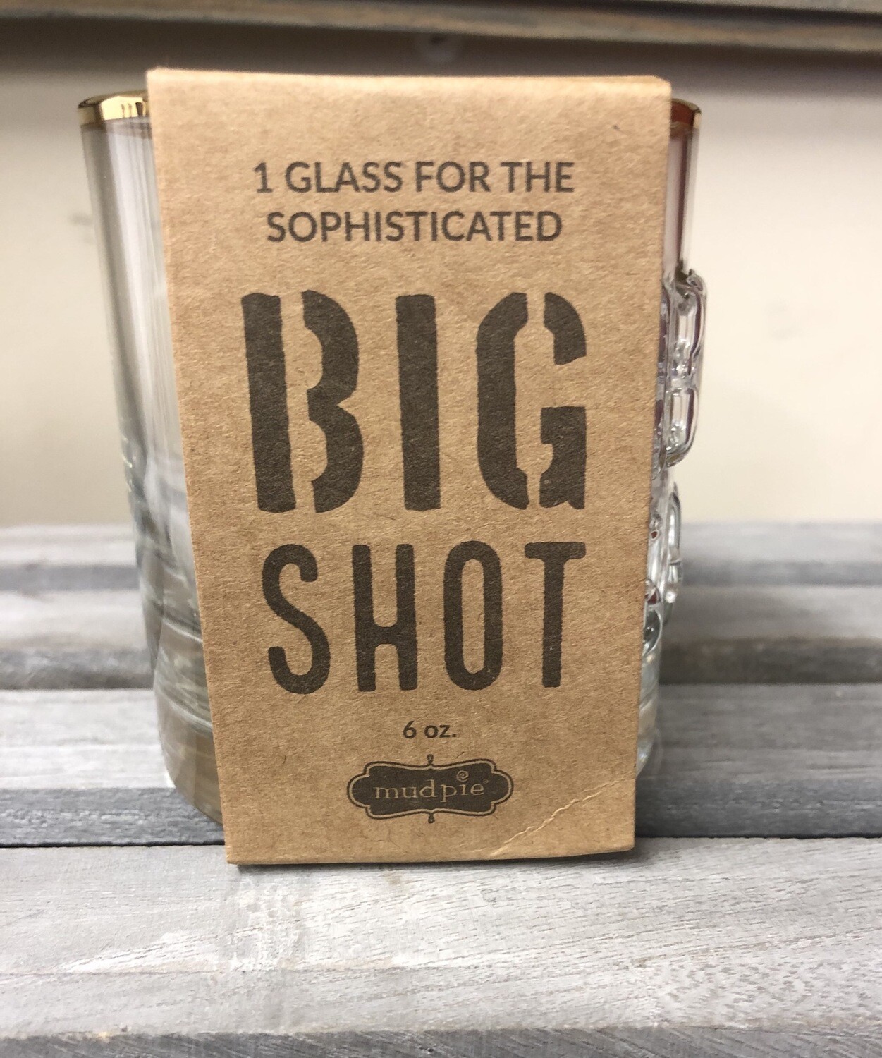 Mud Pie Embossed Glasses