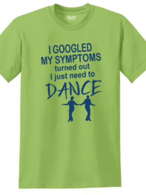 I Just Need to Dance tee to benefit our musicians