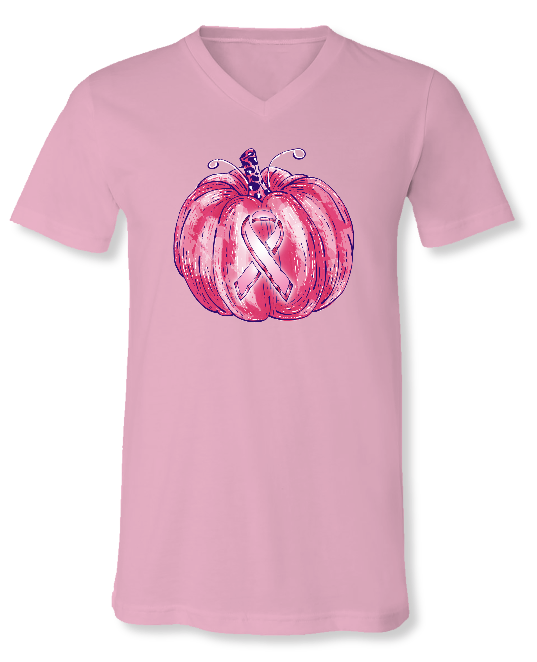 Sassy Frass Pink Ribbon Pumpkin