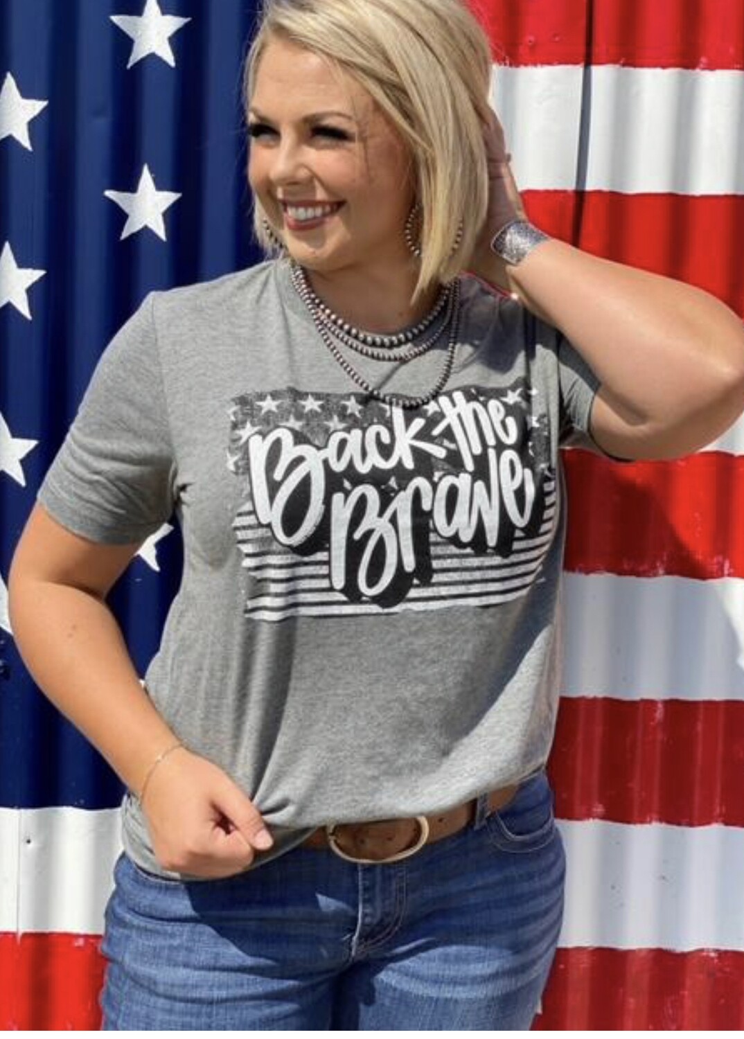Back The Brave Short Sleeve Tee