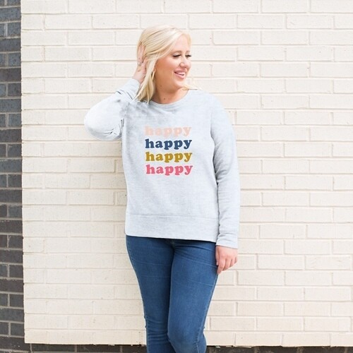 Mary Square HAPPY Sweatshirt