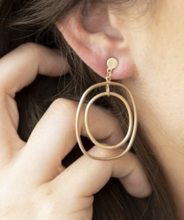 Gold Stella Earrings