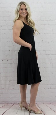 Tank Dress - Solid w/Pockets