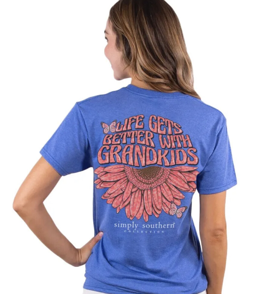 Simply Southern "Life Gets Better with Grandkids" Tee
