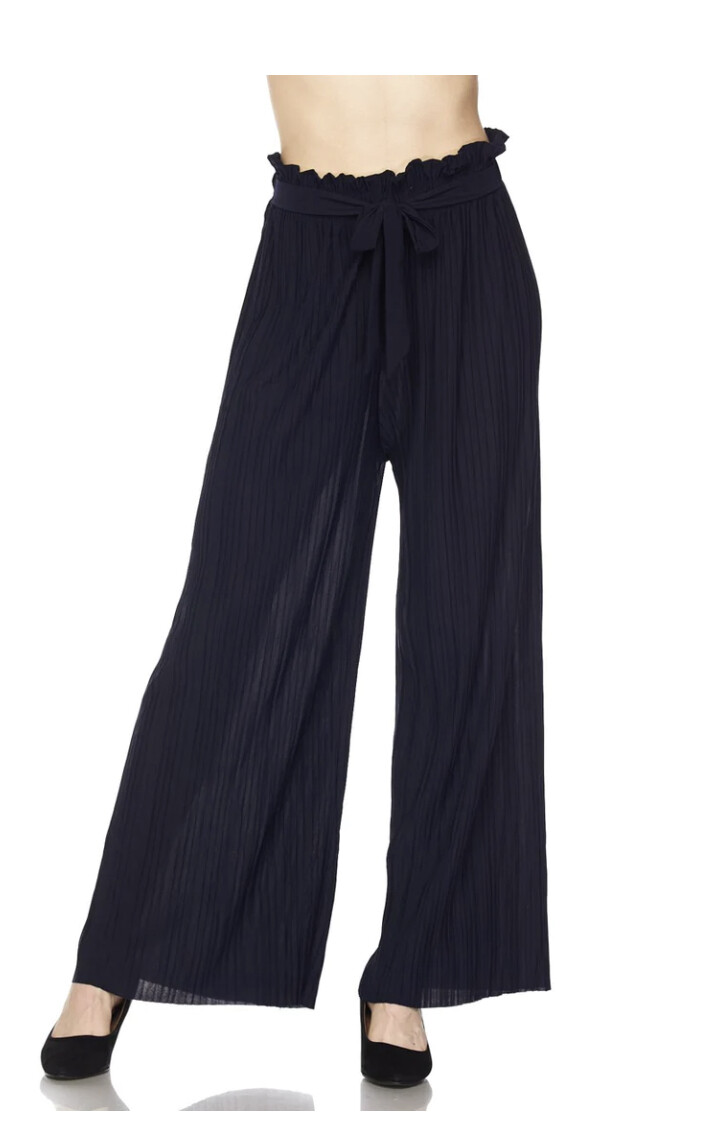 New Mix Solid Pleated Pant