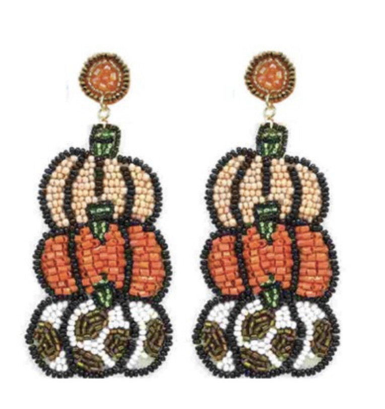 Viv & Lou Hello Pumpkin Earrings