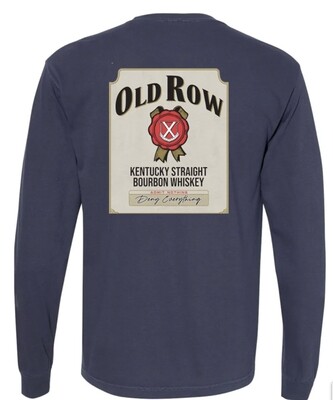 Old Row Bourbon Long Sleeve Pocket Tee