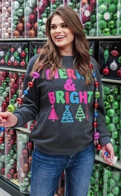 Jess Lea Merry and Bright Patch Sweatshirt