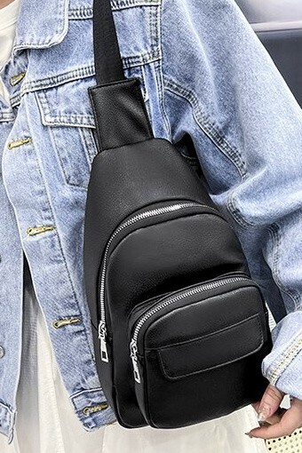 Dani & Em Mesa Adjustable Strap Sling Bag Full Zip