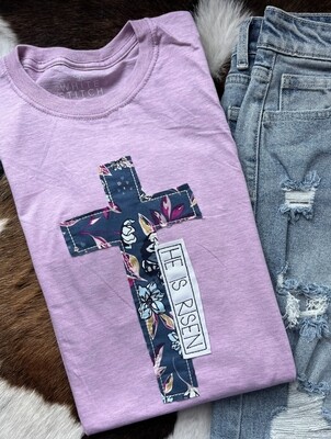 He is Risen Cross Tee