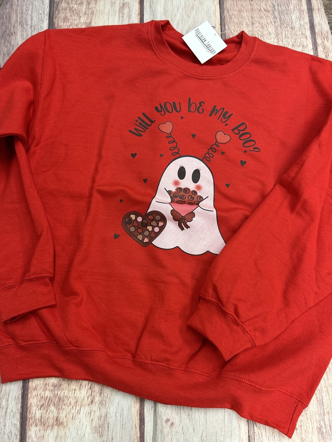 Will You Be My Boo Crewneck Sweatshirt