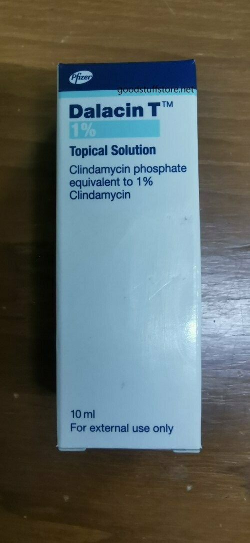 6 bottles of Dalacin T 1% (Clindamycin) Topical Solution