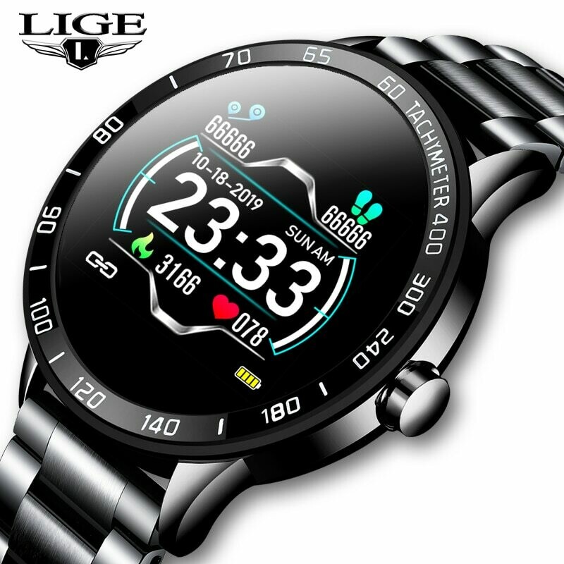 Fashion Men’s Watches Top Brand Luxury WristWatch Quartz Clock Blue Smart Watches for Men