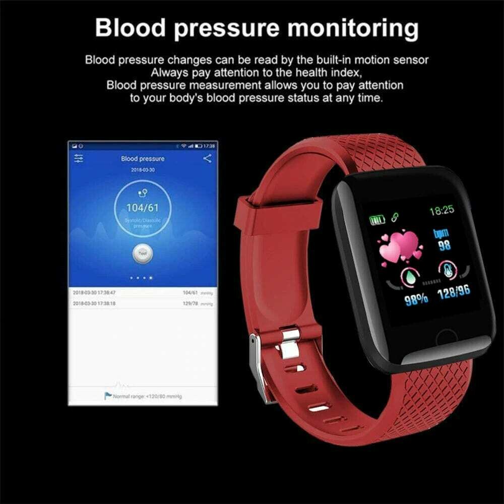 Smart Watches 116 Plus Heart Rate best cheap smartwatch Wristband Sports Watches Band Waterproof