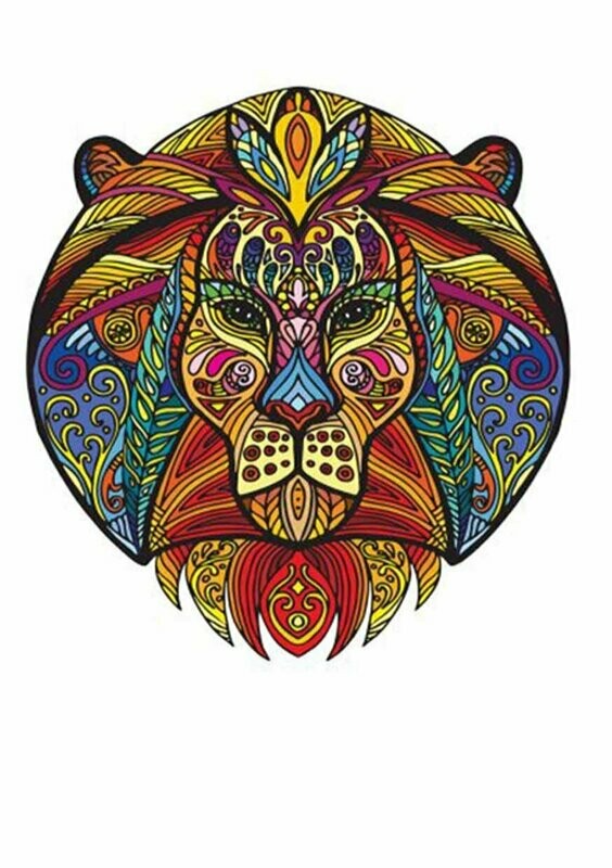 Zentangle León - Camiseta básica mujer