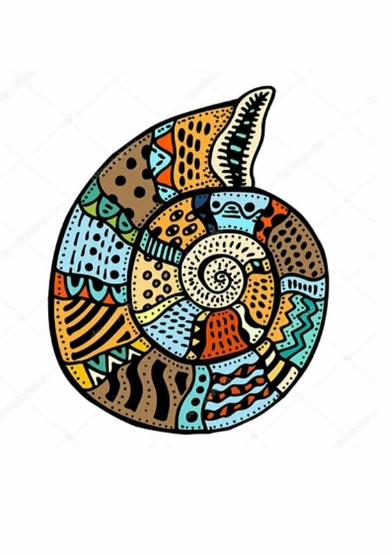 Caracol / Ammonite - Camiseta básica mujer