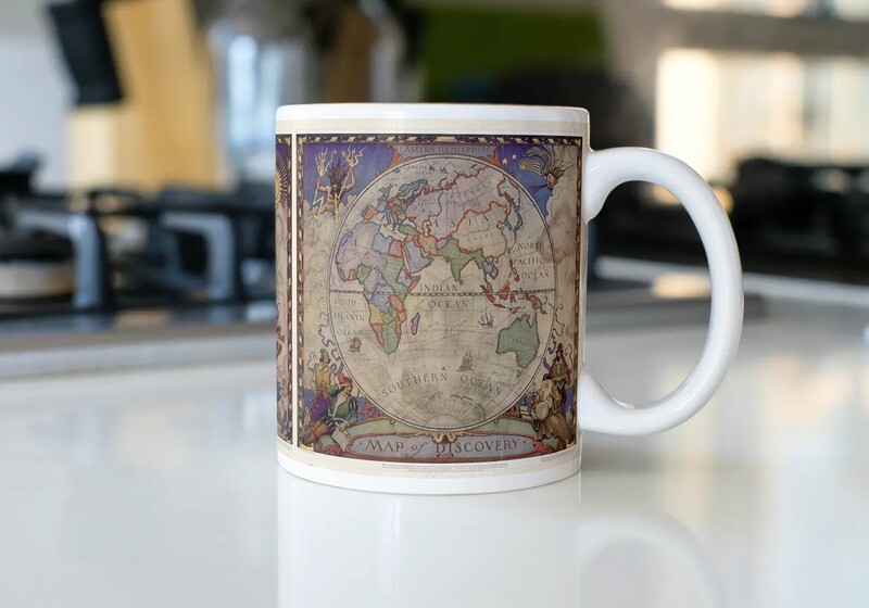Mapas Históricos -  Taza Impresa "Miscelanea"