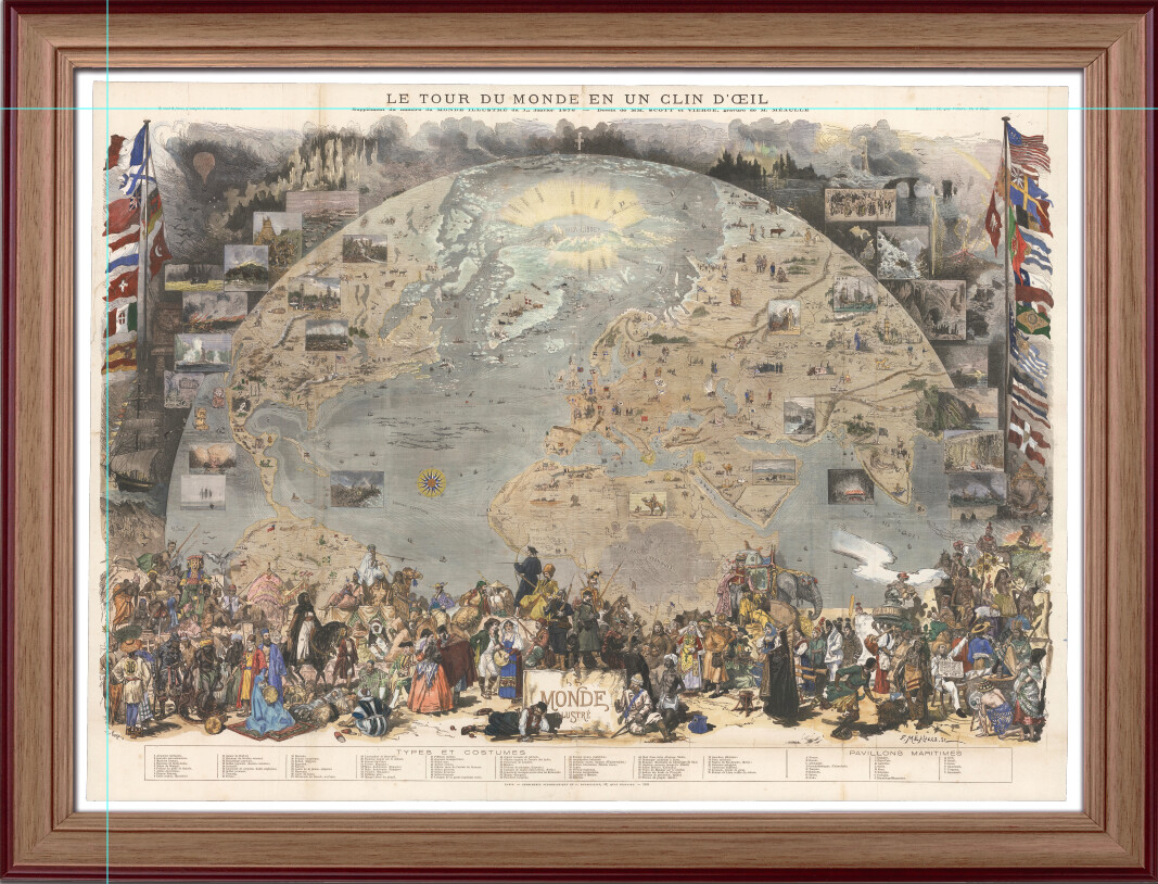 Le Tour du Monde en un Clin d´Odeil 1876