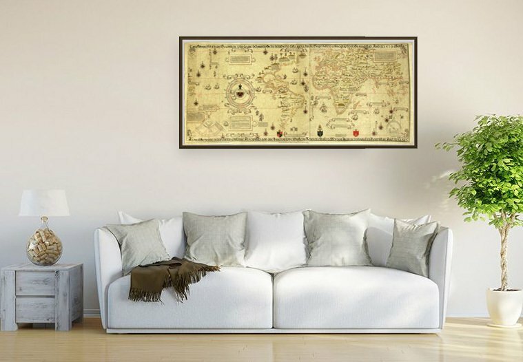 Carta Universal 1529. Diego Ribero