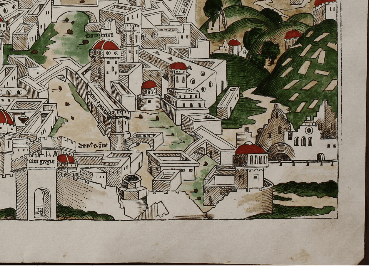 Destrucción de Jerusalén. Crónica de Nuremberg. 1493
