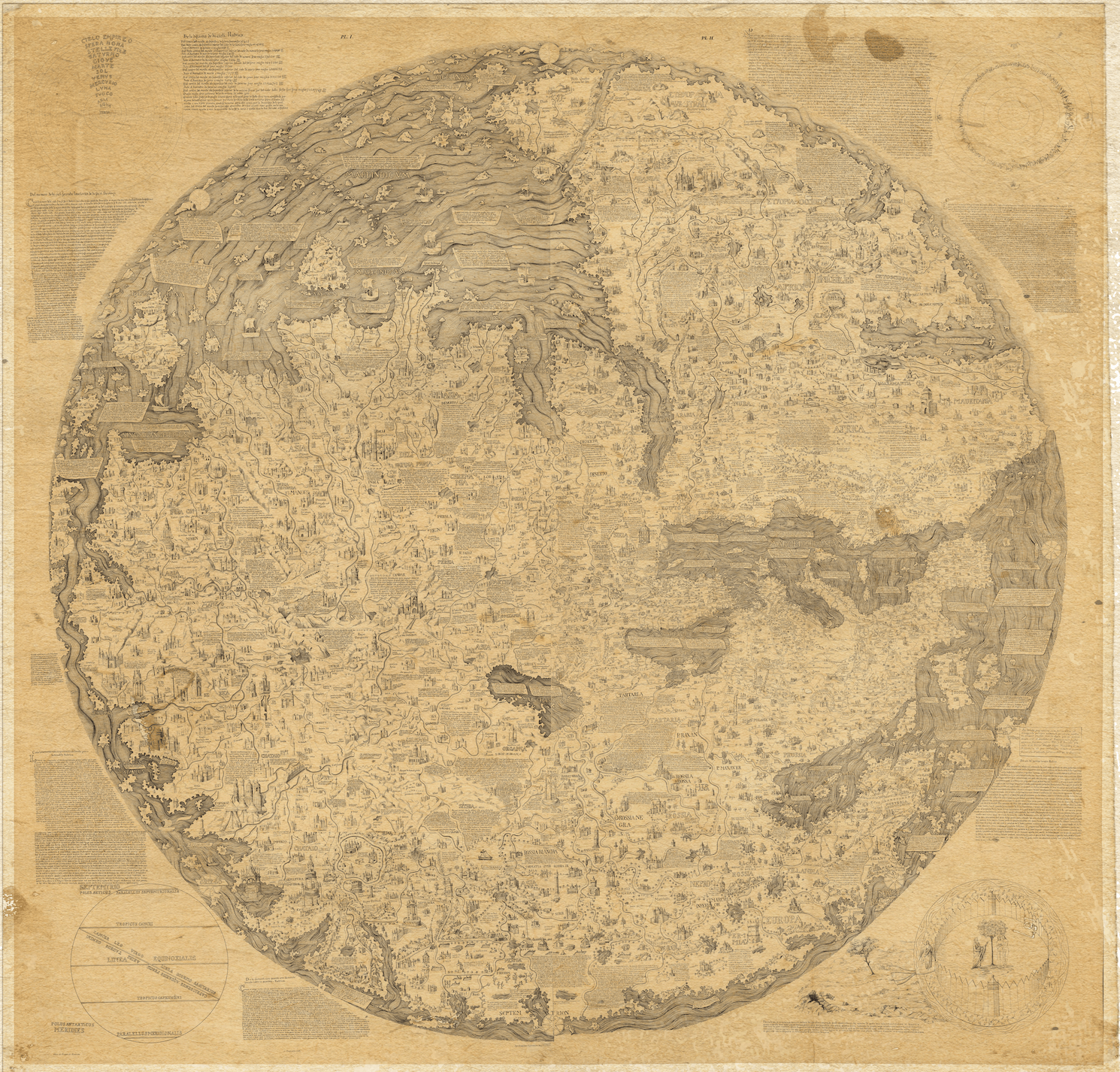 Planisferio Medieval // Fra Mauro 1450