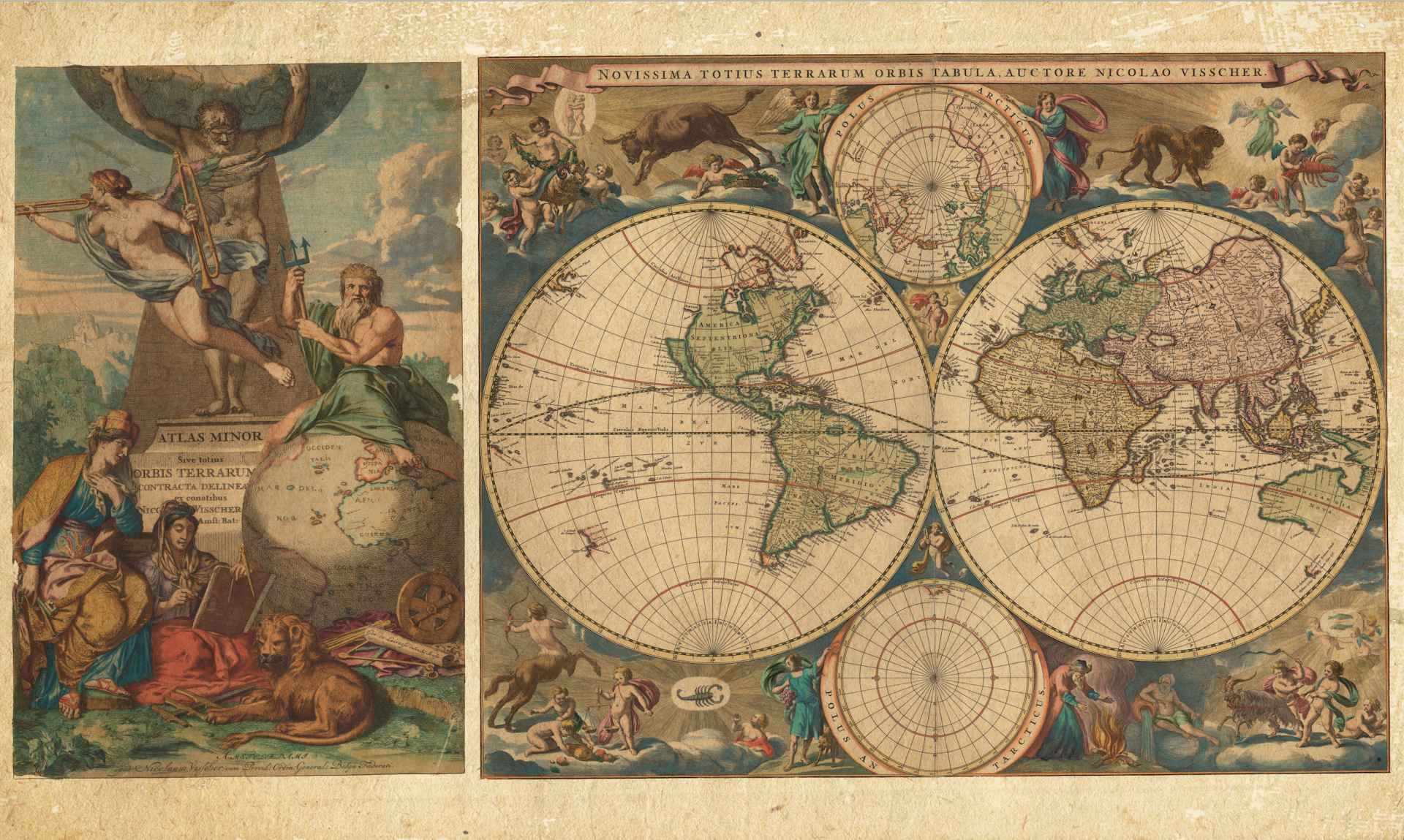 Orbis Tabula. Siglo XVII
