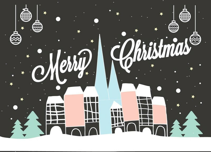 Carte Postale - Merry Christmas - BDN