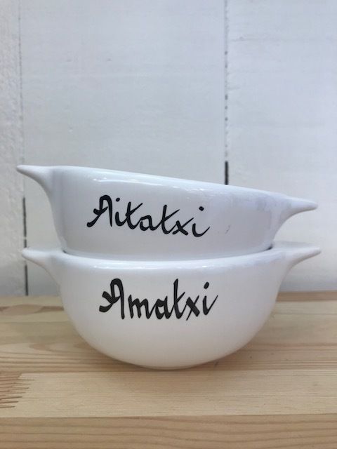Bol &quot;La famille&quot;  Décor  &quot;Croix basque Fleurie&quot;