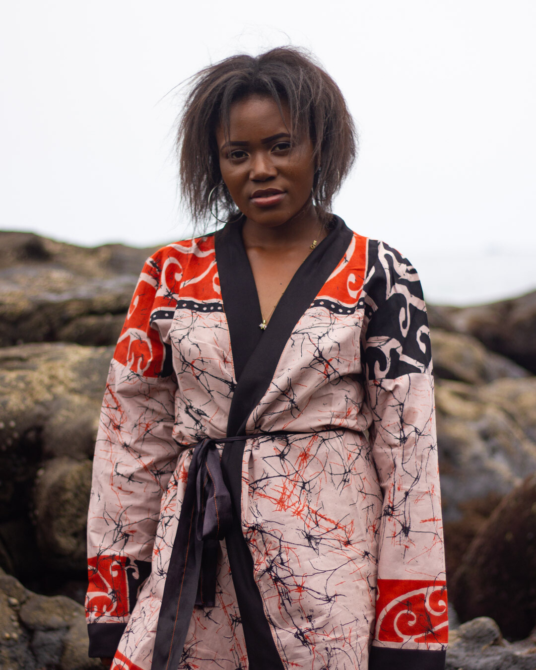 Peignoir Femme en Wax Africain 