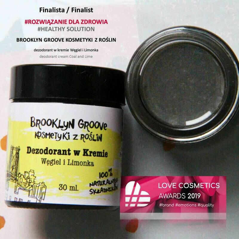 Dezodorant w Kremie - Węgiel i Limonka