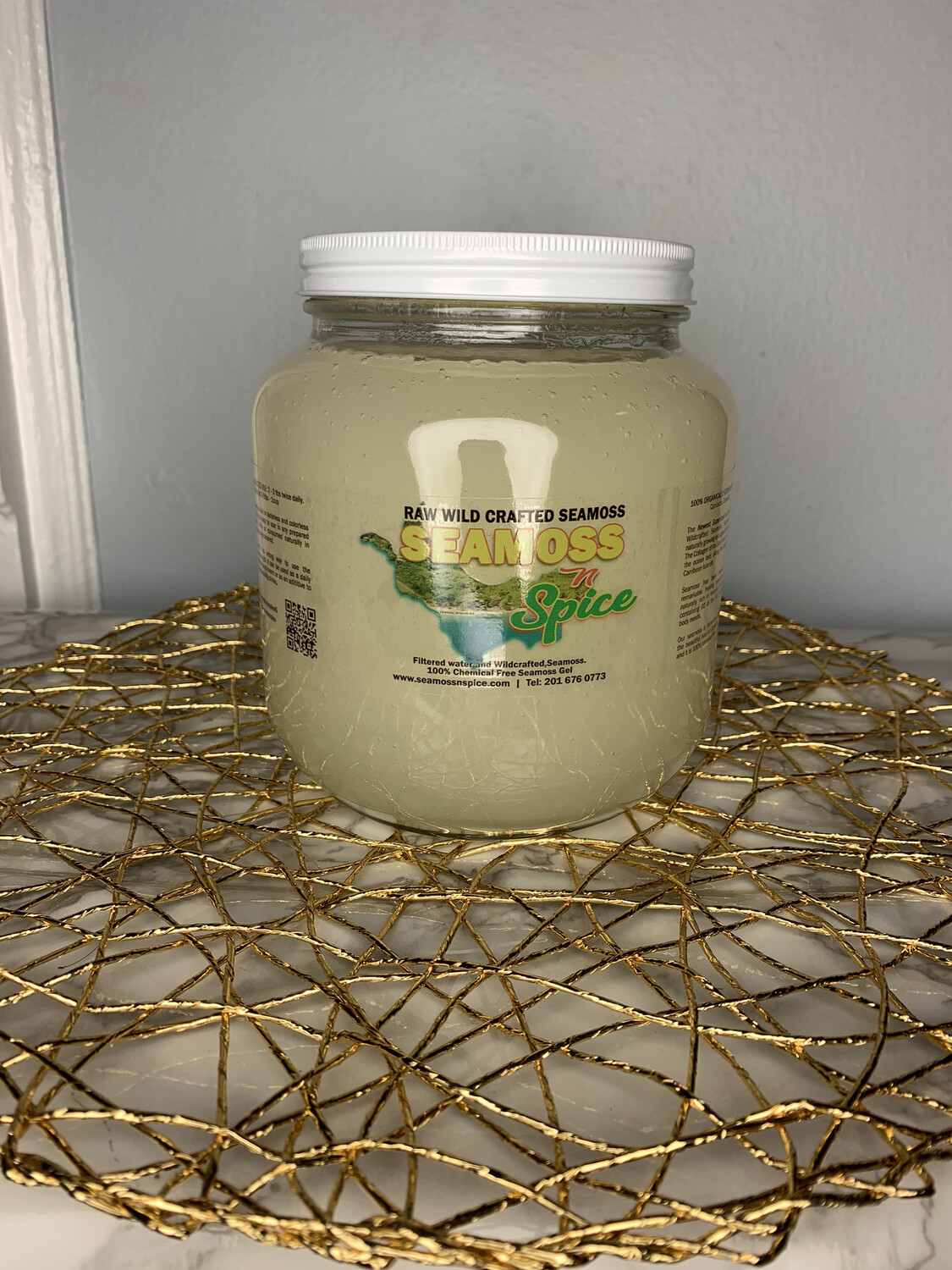 64oz Plain ORGANIC WILDCRAFTED SEA MOSS 