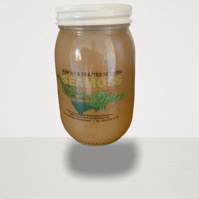 16 Oz WILDCRAFTED Sea Moss Infused With Bladderwrack Powder 