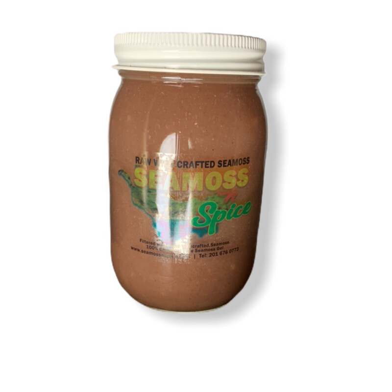 16 Oz WILDCRAFTED Sea Moss Gel Blended With Elderberry