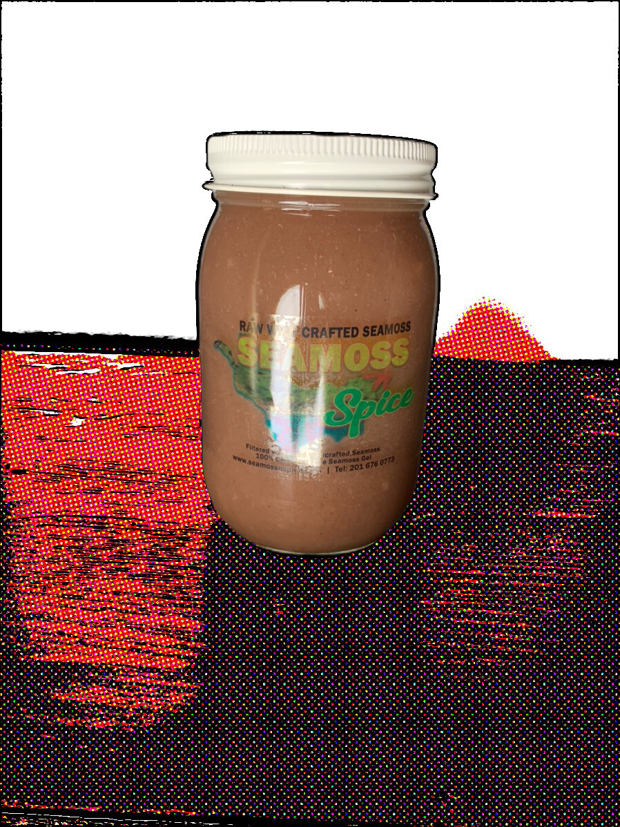 16 Oz WILDCRAFTED Sea Moss Gel Blended With Elderberry