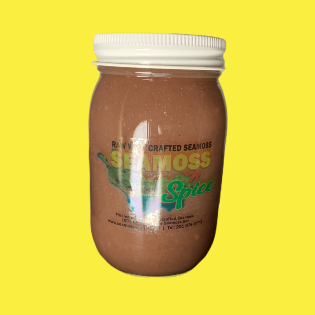 16 Oz WILDCRAFTED Sea Moss Gel Blended With Elderberry