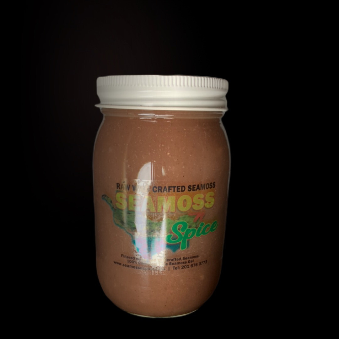 16 Oz WILDCRAFTED Sea Moss Gel Blended With Elderberry