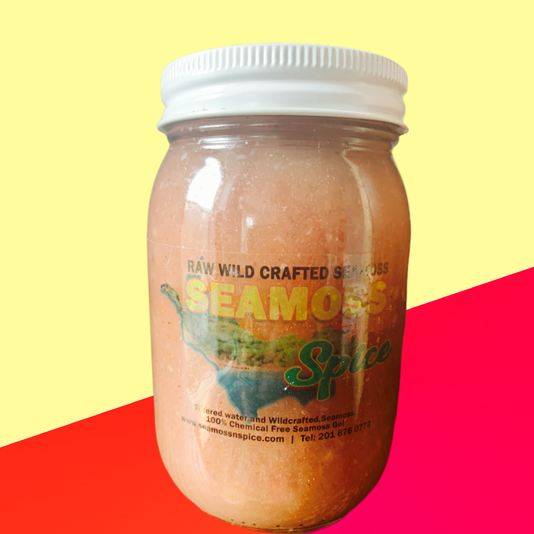 16 Oz WILDCRAFTED Sea Moss Infused With Bladderwrack Powder 